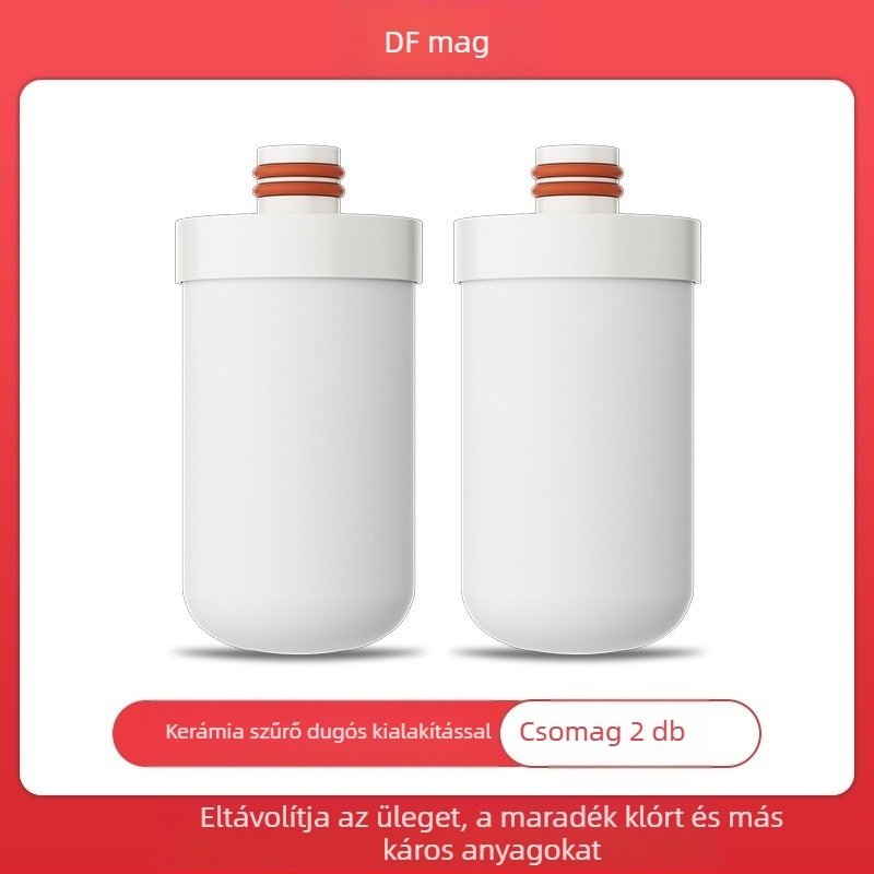 Előre szerelhető rozsdamentes acél víztisztító csaptelephez – cserélhető és mosható kerámia szűrővel; ultrafiltrációs membrán, 1. szintű szűrés, 0–38°C, víznyomás 0.1–0.4 MPa, 1000 L/nap