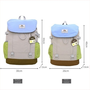 Unisex nejlon hátizsák, nagy kapacitású, vízálló, légpárnás vállpánt rendszerrel
