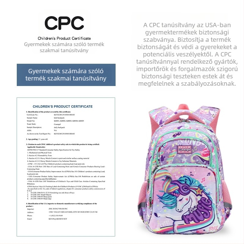 MOK uniszex iskolai hátizsák 3-6. osztály számára - ultra könnyű, Oxford anyag, gerincvédelem, vízálló felület, légpárnás vállpántok