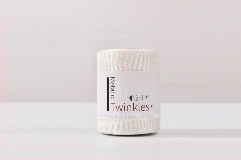 Aranydrót maggal spinált fonal DIY-hoz – csavart szál, márka KNOTITUDE, eredet Kína