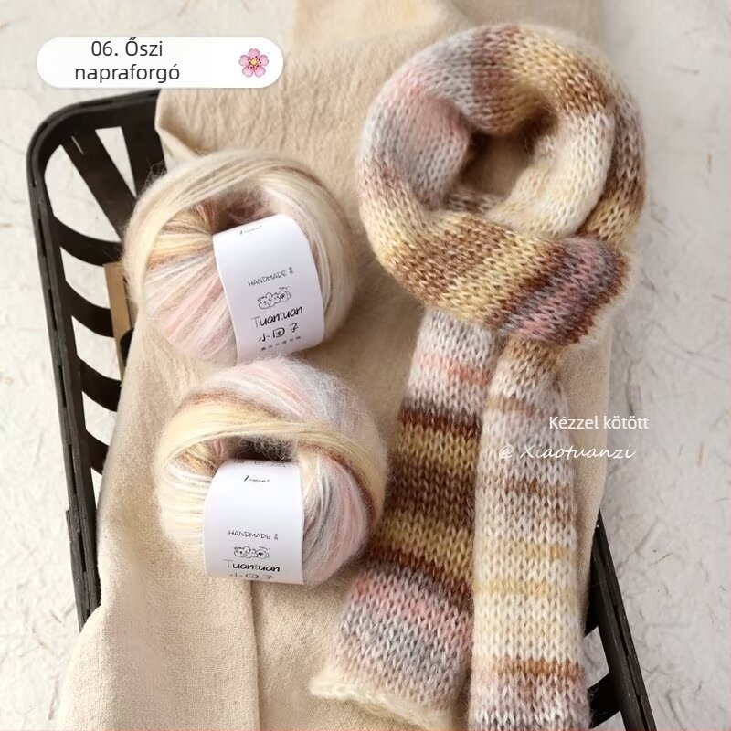 Mohair gyapjú készlet, worsted fonás, csoportos fonásforma, szövésre