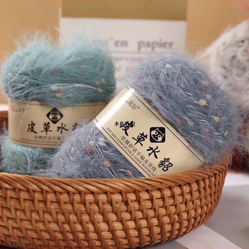 Muzo mink velvet fonal – gyűrűs sodrású, kézi kötéshez