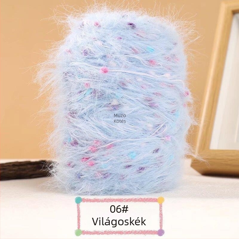 Muzo mink velvet fonal – gyűrűs sodrású, kézi kötéshez