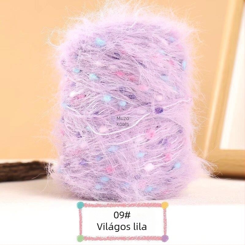 Muzo mink velvet fonal – gyűrűs sodrású, kézi kötéshez