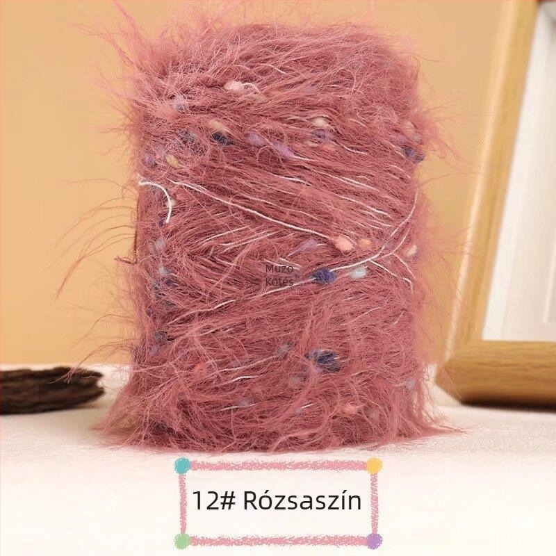 Muzo mink velvet fonal – gyűrűs sodrású, kézi kötéshez