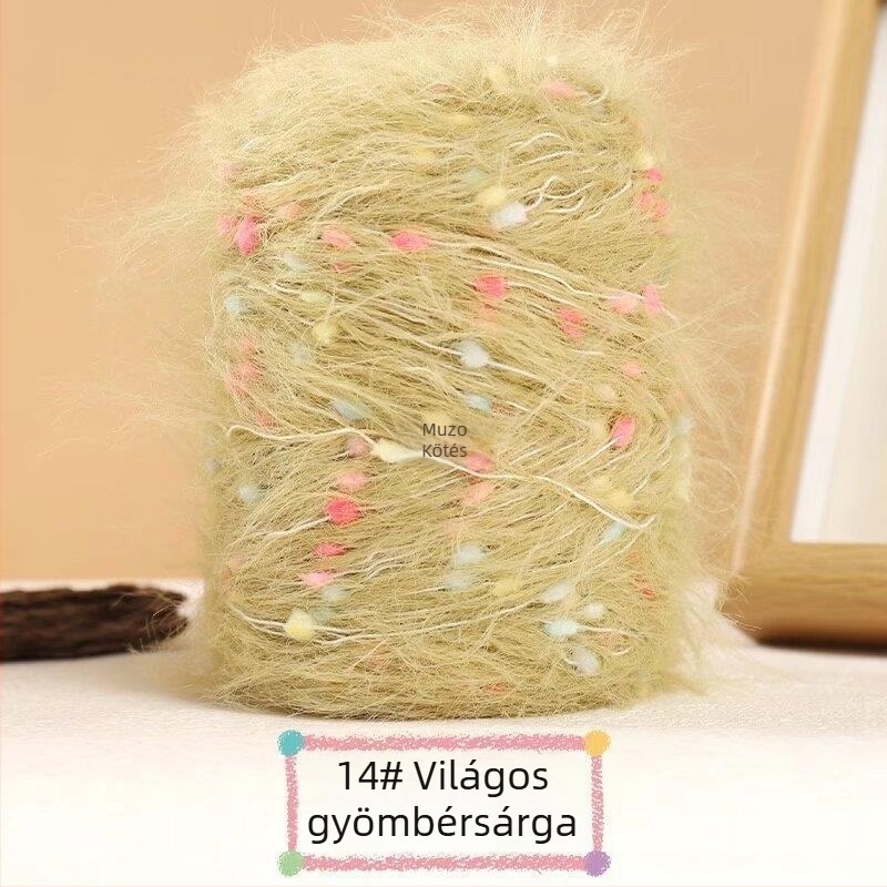 Muzo mink velvet fonal – gyűrűs sodrású, kézi kötéshez