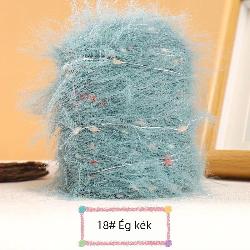 Muzo mink velvet fonal – gyűrűs sodrású, kézi kötéshez