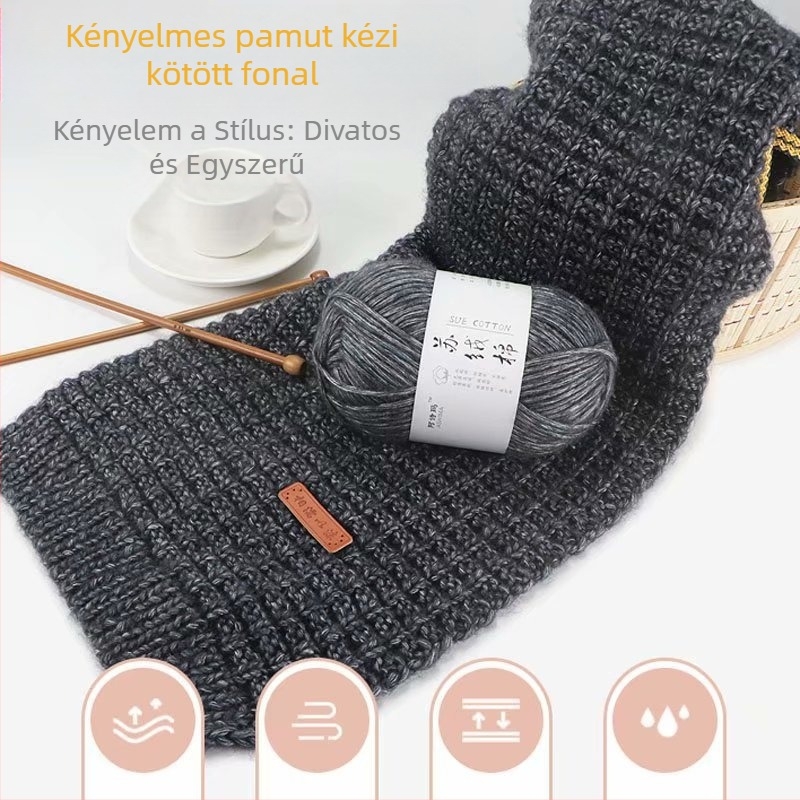 Kézimű kötéshez való fonal, keverék; Összetétel: nyúl velúr és módosított poliészter; fonal forma: vonal; fonás folyamata: gyűrűs fonás; csavarás: 10