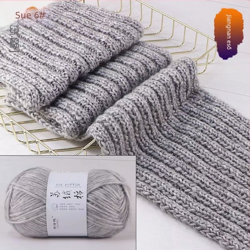 Kézimű kötéshez való fonal, keverék; Összetétel: nyúl velúr és módosított poliészter; fonal forma: vonal; fonás folyamata: gyűrűs fonás; csavarás: 10