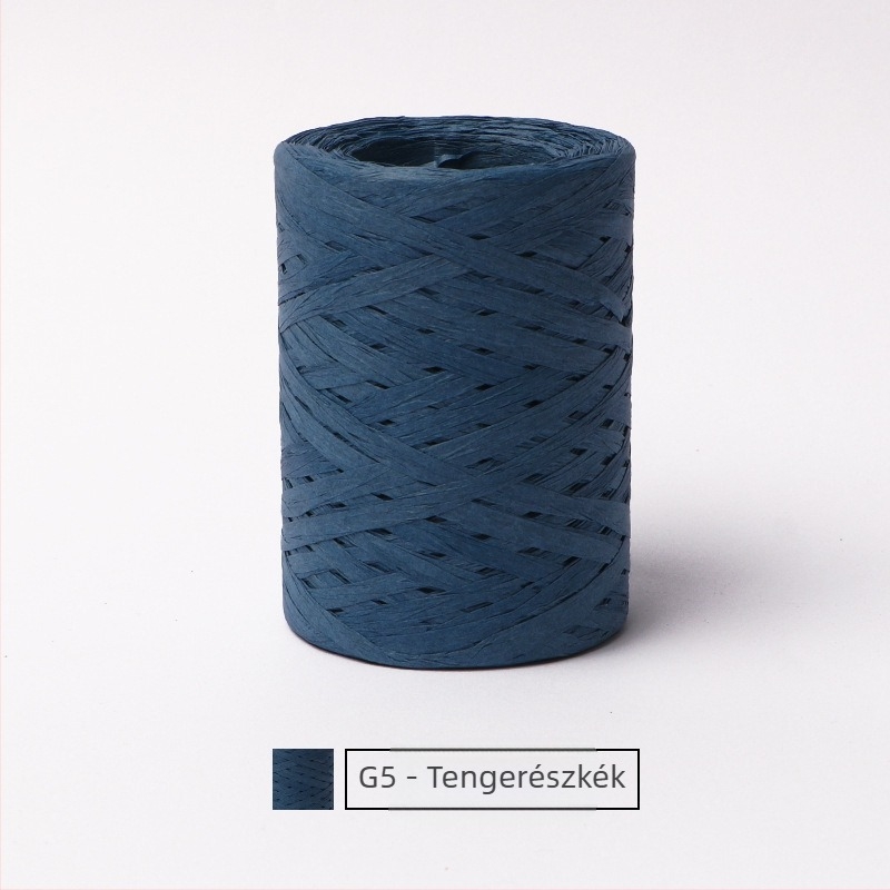 Pamut raffia csőfonal — gyűrűs fonás, márka hiraffia (alias: hiraffia cheer)