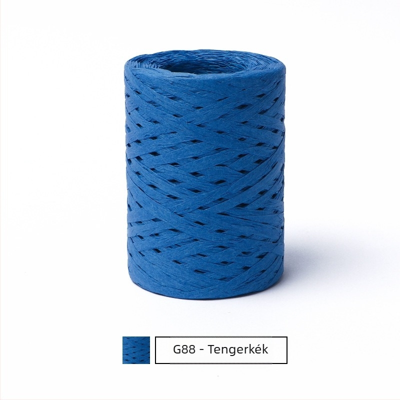 Pamut raffia csőfonal — gyűrűs fonás, márka hiraffia (alias: hiraffia cheer)