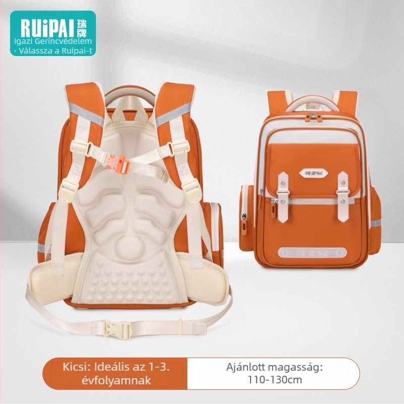 Általános iskolai hátizsák, uniszex, 1-2. osztály, poliészter, terheléscsökkentés, ívelt vállpántok