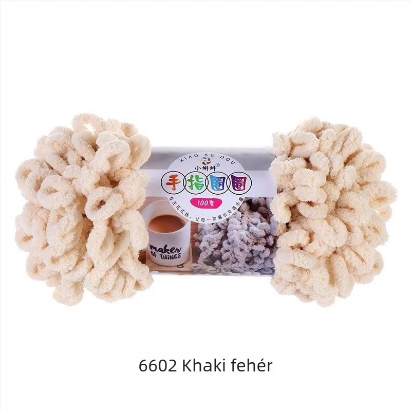 Vastag fonal ujjak hurozáshoz — DIY párnákhoz, 16s, egyetlen szál, fél-worsted