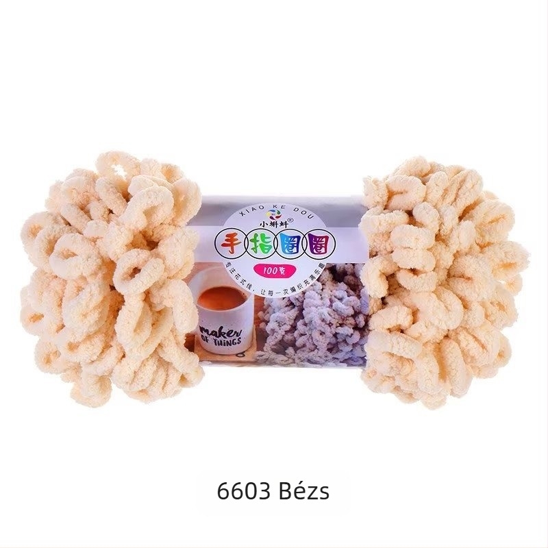 Vastag fonal ujjak hurozáshoz — DIY párnákhoz, 16s, egyetlen szál, fél-worsted