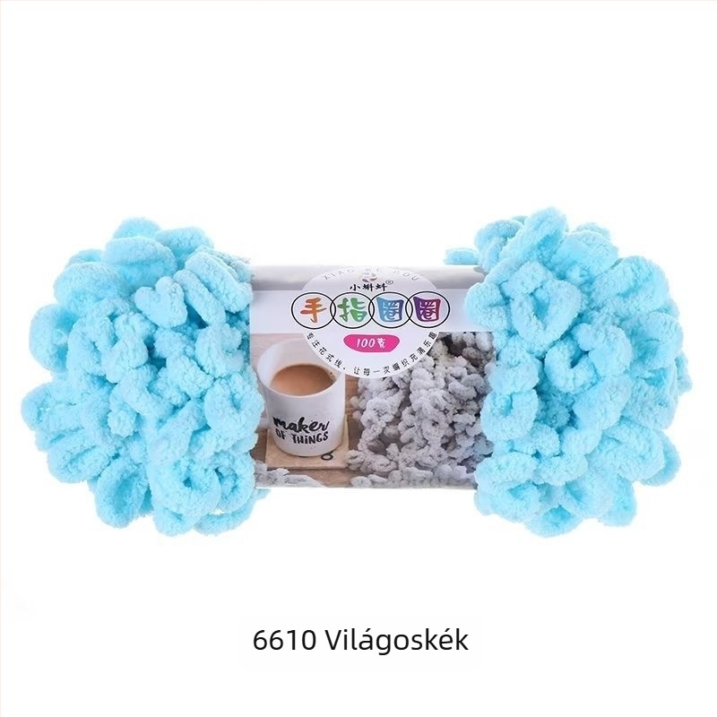 Vastag fonal ujjak hurozáshoz — DIY párnákhoz, 16s, egyetlen szál, fél-worsted