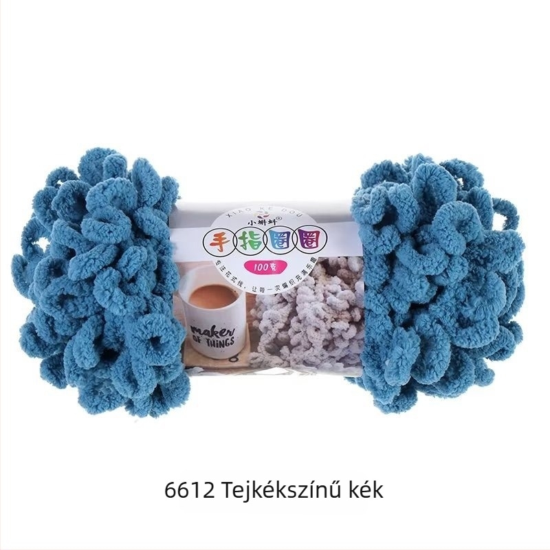 Vastag fonal ujjak hurozáshoz — DIY párnákhoz, 16s, egyetlen szál, fél-worsted