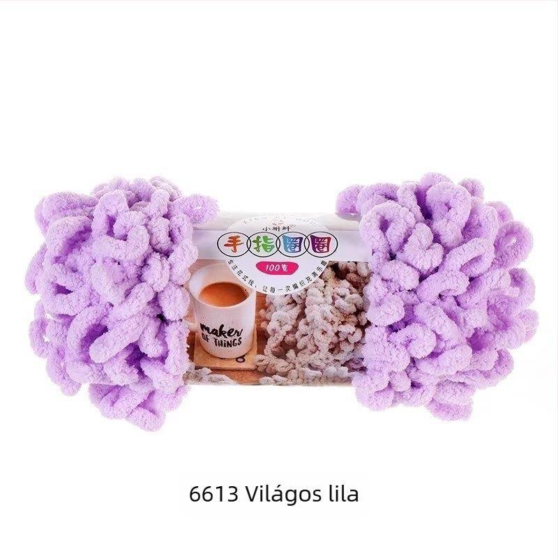 Vastag fonal ujjak hurozáshoz — DIY párnákhoz, 16s, egyetlen szál, fél-worsted