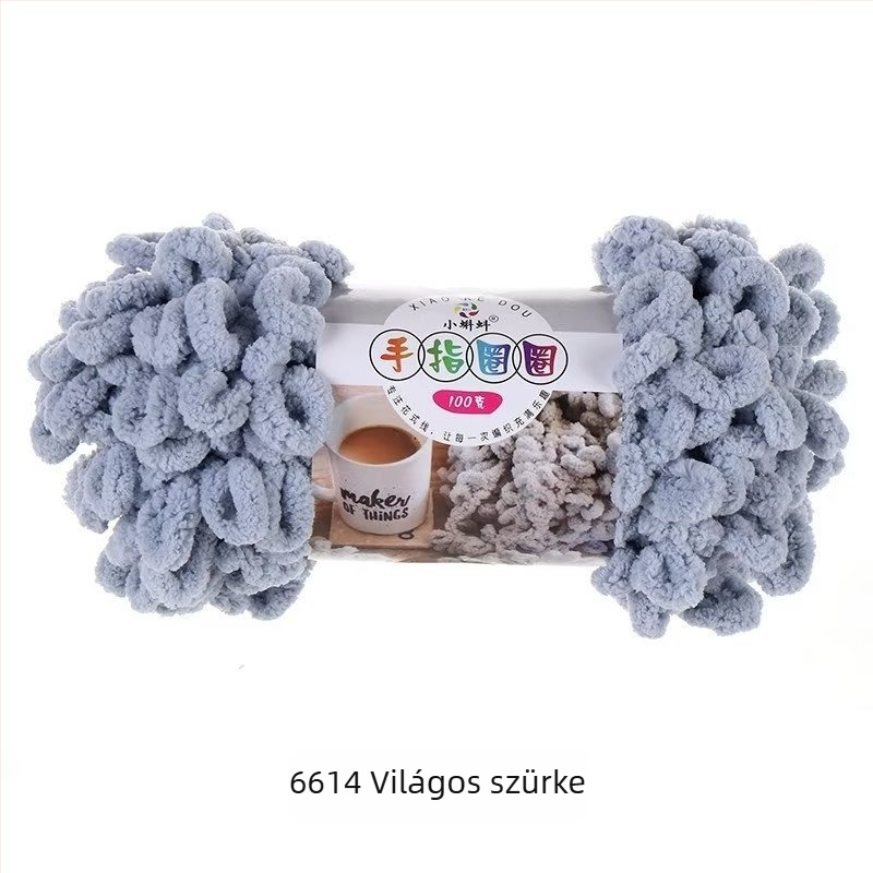 Vastag fonal ujjak hurozáshoz — DIY párnákhoz, 16s, egyetlen szál, fél-worsted