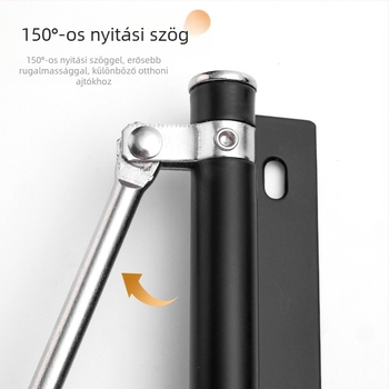 Ajtócsukó rozsdamentes acélból - hidraulikus, állítható; modell Section D; fa- és alumínium ajtókhoz