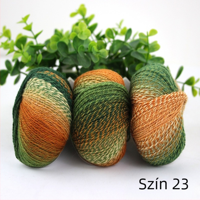 Rainbow Magic Ball gyapjú-nylon fonal, 50 g, 2 szál, keverék fonás, összetétel: gyapjú-nyylon