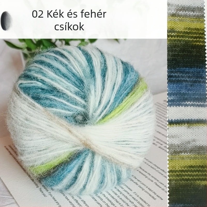 Angóra Mohair Fonal 25 g - Csoportos Szál, Permetiző Fonás, Kötésre Alkalmas