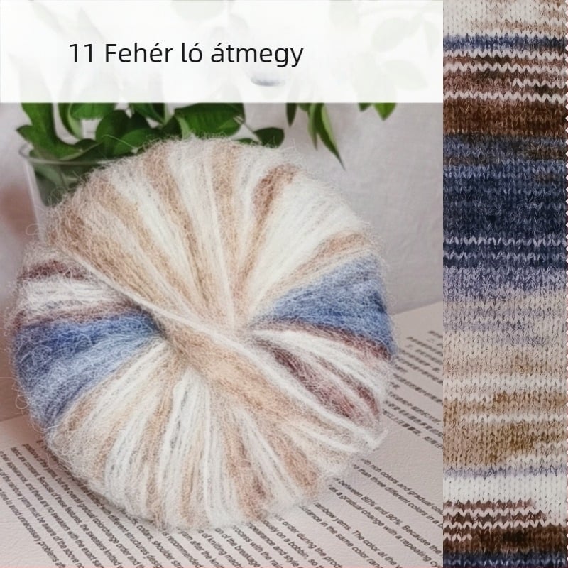 Angóra Mohair Fonal 25 g - Csoportos Szál, Permetiző Fonás, Kötésre Alkalmas