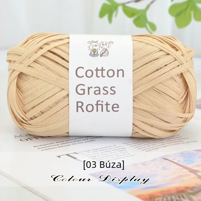 Kézzel kötött kiegészítők – Ino Cotton Grass Thread, gyapjú fonal (Márka: Ino; Fonalszál típusa: fonal; Folyamat: gyapjú; Fő cél: kézzel kötött; Szinonim: Cotton grass thread)