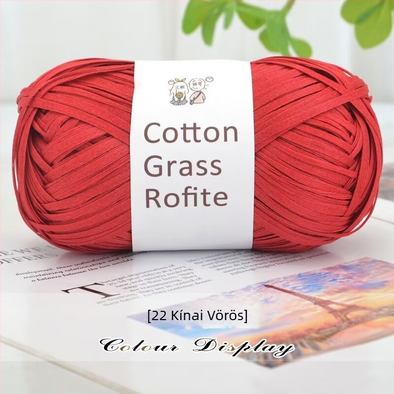 Kézzel kötött kiegészítők – Ino Cotton Grass Thread, gyapjú fonal (Márka: Ino; Fonalszál típusa: fonal; Folyamat: gyapjú; Fő cél: kézzel kötött; Szinonim: Cotton grass thread)