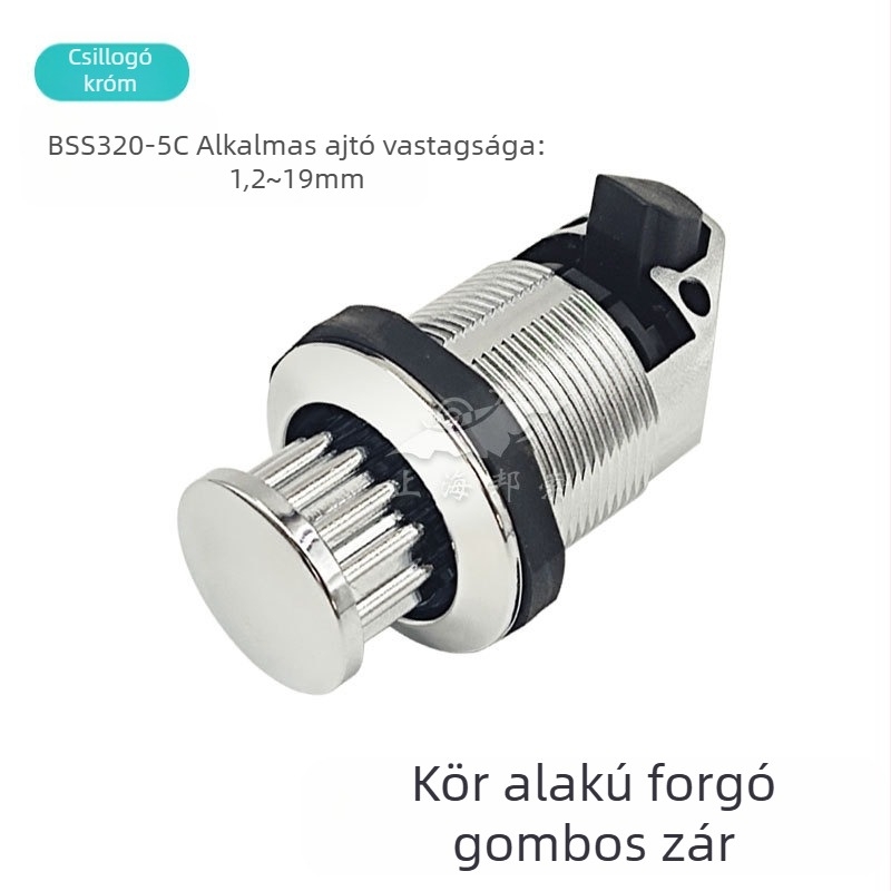 BSS320-5 Autó kilincs zár, beépített előugró fogantyúval, PA6 nylonból, henger nélkül, módosított járművekhez, RV-hez és lakóautókhoz