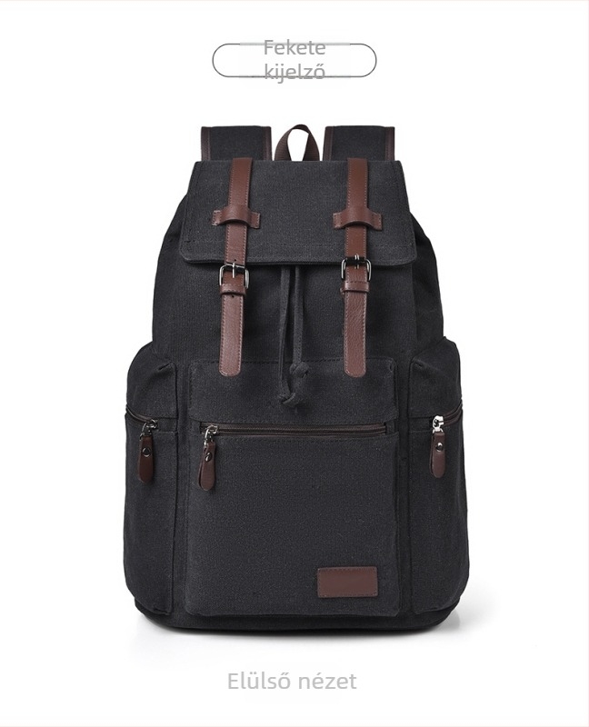 Férfi Oxford iskolatáska 14 hüvelykes laptoprekesz, görbült vállpántok, 2024 tavasz