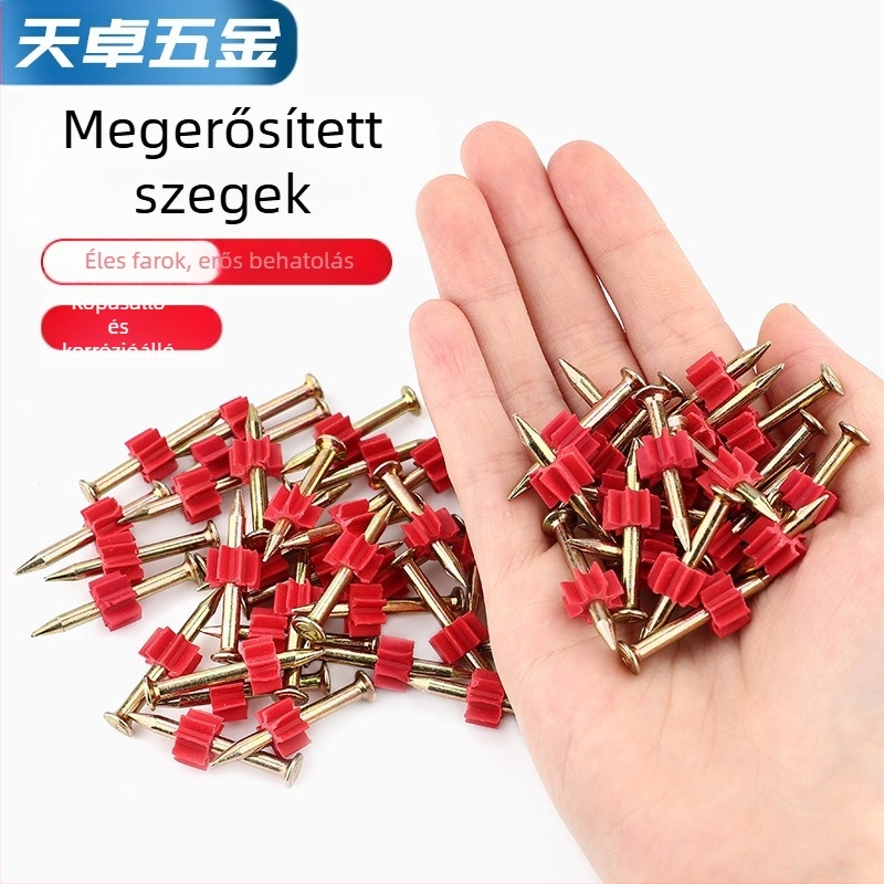 Tianzhuo Hardware – Szilárd, nagy szilárdságú acél szögek cement falakhoz – falra szerelés, képkeretek felakasztása, reklámszögek, láthatatlan dizájn