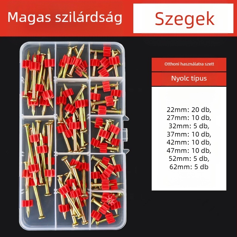 Tianzhuo Hardware – Szilárd, nagy szilárdságú acél szögek cement falakhoz – falra szerelés, képkeretek felakasztása, reklámszögek, láthatatlan dizájn