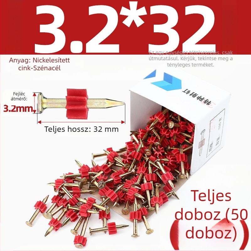 Tianzhuo Hardware – Szilárd, nagy szilárdságú acél szögek cement falakhoz – falra szerelés, képkeretek felakasztása, reklámszögek, láthatatlan dizájn