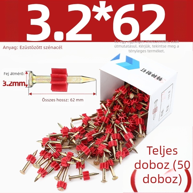 Tianzhuo Hardware – Szilárd, nagy szilárdságú acél szögek cement falakhoz – falra szerelés, képkeretek felakasztása, reklámszögek, láthatatlan dizájn