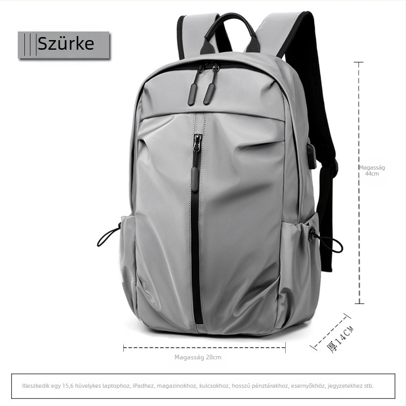Uniszex laptop hátizsák üzleti és utazási célokra – Oxford anyag, vízálló, Modell 5007, Kapacitás 20 L alatt