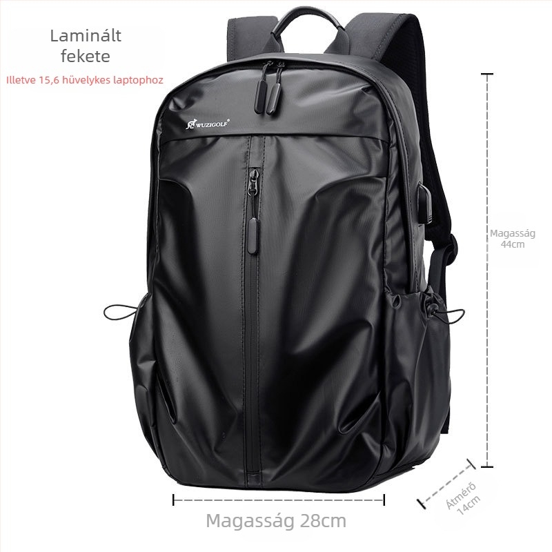 Uniszex laptop hátizsák üzleti és utazási célokra – Oxford anyag, vízálló, Modell 5007, Kapacitás 20 L alatt