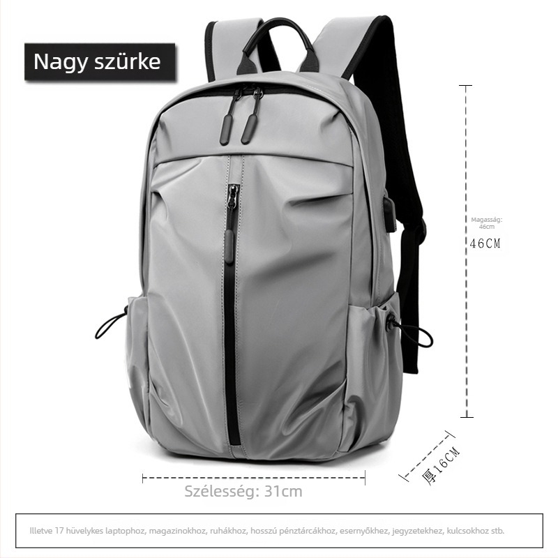 Uniszex laptop hátizsák üzleti és utazási célokra – Oxford anyag, vízálló, Modell 5007, Kapacitás 20 L alatt