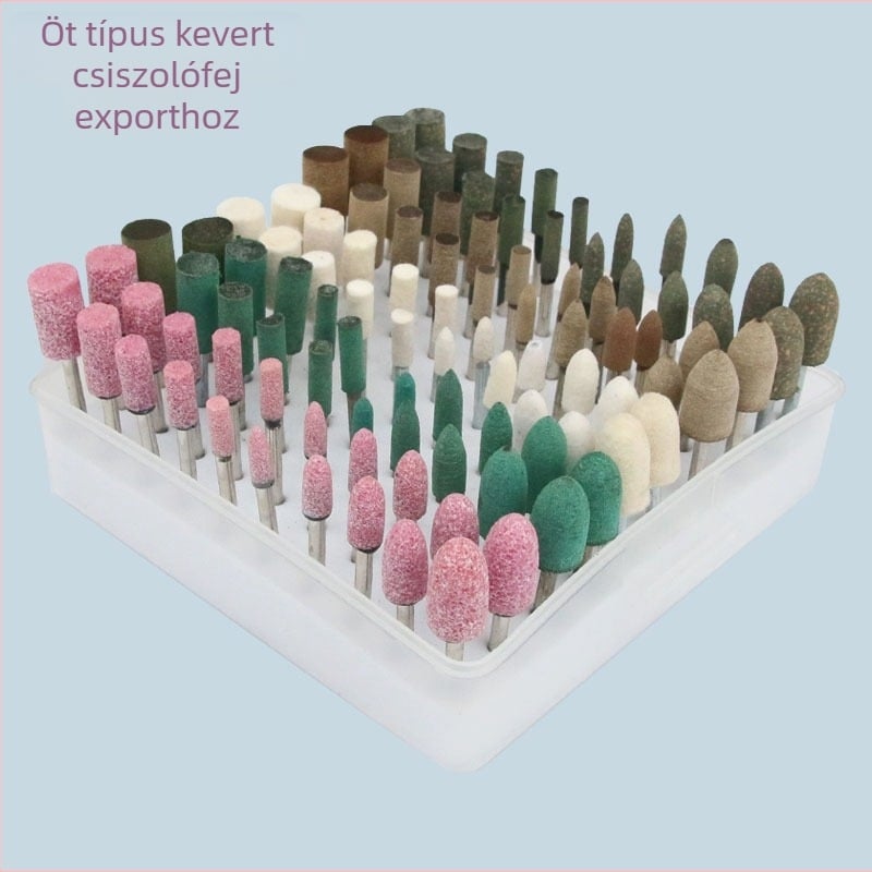 Súrolófejek készlet – gyapjúfejek fa és jade számára, Márka Three Rabbits, Modell Mixed Wool Grinding Head Suit, Anyag Gyapjú, Alkalmazás Csiszolás és polírozás