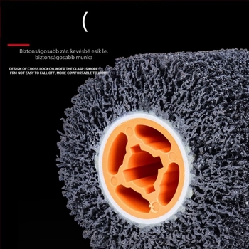 3M Brushed Wheel fémek polírozásához nylonos hátlap, gyémánt abrazív, Brushed wheel sorozat, rozsda eltávolítás