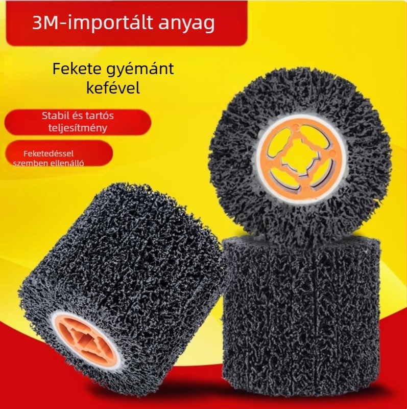 3M Brushed Wheel fémek polírozásához nylonos hátlap, gyémánt abrazív, Brushed wheel sorozat, rozsda eltávolítás