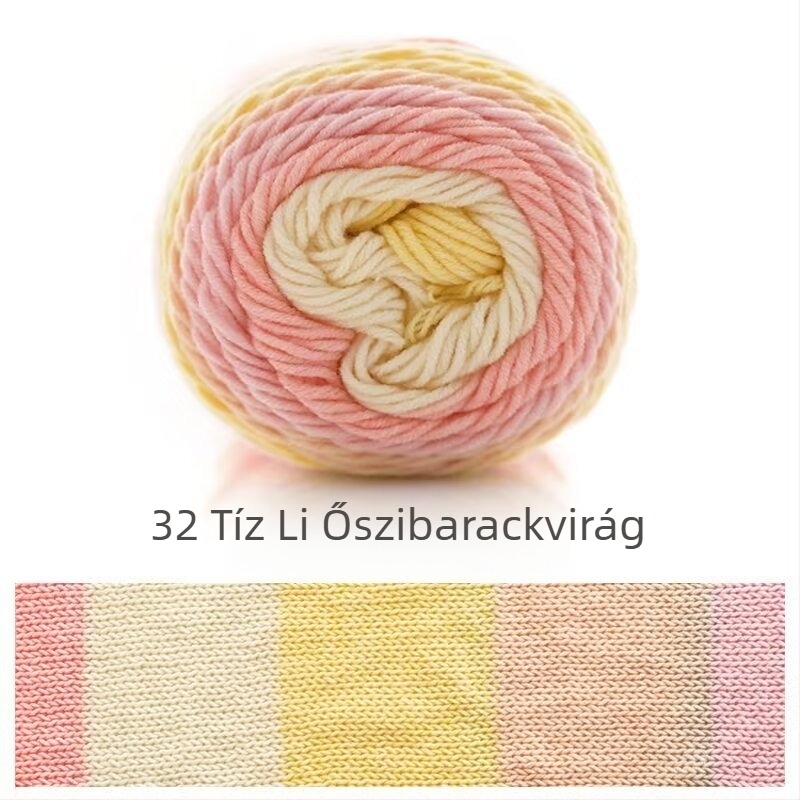 Ruyi Bird kézimunkához való fonalkészlet — kevert ring-spun fonal Hebei-ből, pulóverekhez és sapkákhoz