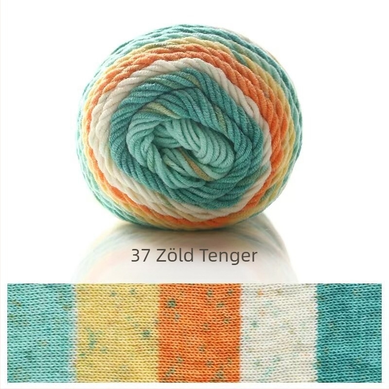 Ruyi Bird kézimunkához való fonalkészlet — kevert ring-spun fonal Hebei-ből, pulóverekhez és sapkákhoz