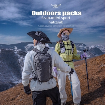 Hegymászó sporttáska — nylon, lélegző, uniszex, ívelt vállpánt