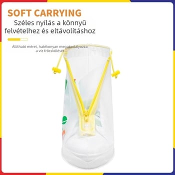 Gyerekek esőcsizmájához való védőhuzat – vízálló, csúszásmentes, kopásálló, szennyeződésálló, mesés mintákkal (egyszarvú, kacsa, dinoszaurusz, medve)