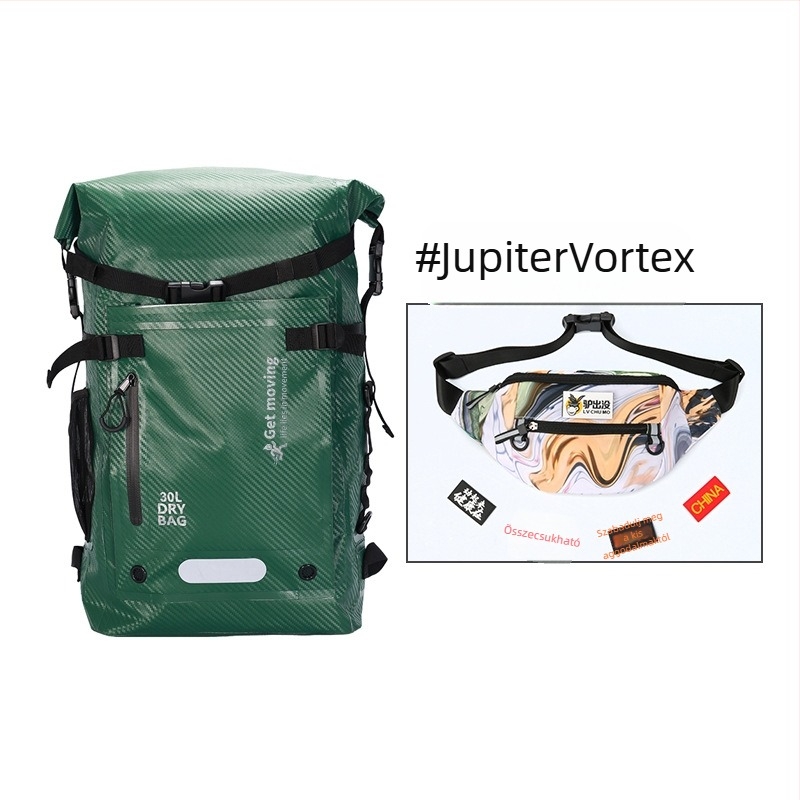 30L szénszálas vízálló hátizsák száraz–nedves elválasztással és több zsebbel