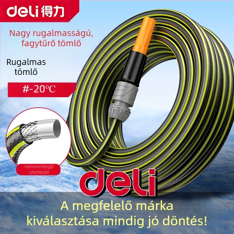 Rugalmas PVC vízcső, fagyálló, nagy nyomású, törésálló, autómosáshoz és öntözéshez