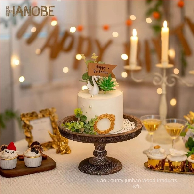 Junhao Fa tál gyertyákhoz, szabálytalan alak, modern minimalista stílus, személyre szabható, logó nyomtatása lehetséges