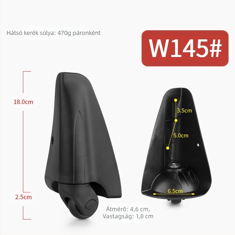 Műanyag görgő bőröndhöz – univerzális kerék utazótáskákhoz, kiegészítők a poggyászhoz