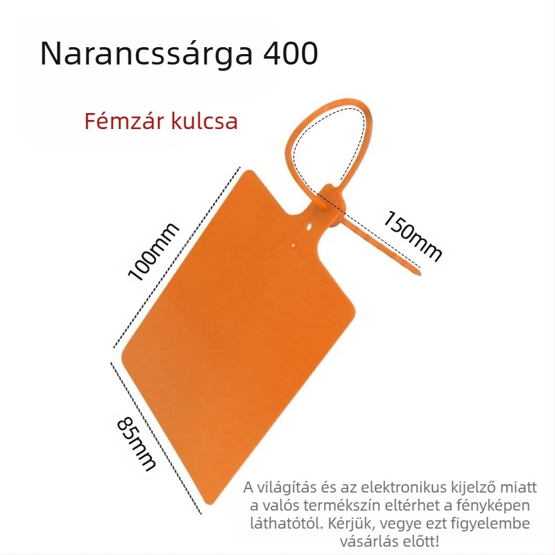Plasztikus logisztikai akasztós címke, lézeres nyomtatás, testre szabható, PP alapanyag, márka AFD Anfenda, azonosító címke