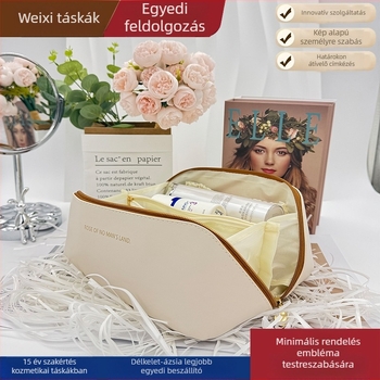 PU kozmetikai táska PU béléssel — vízálló, utcai trend stílus, nőknek